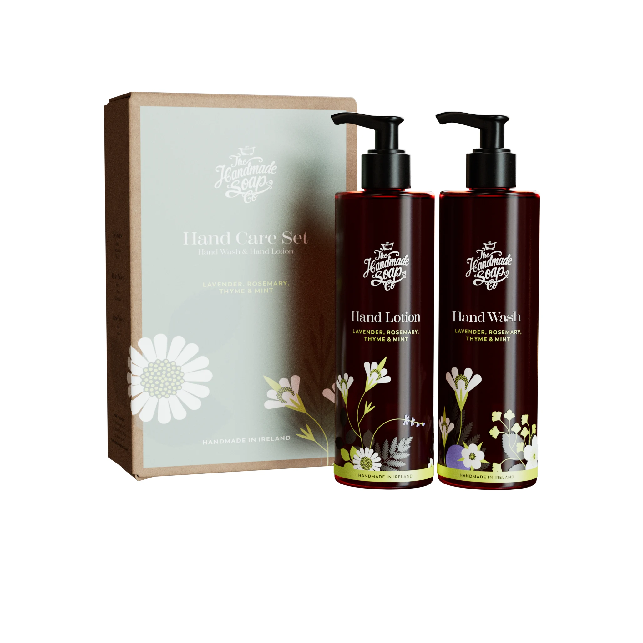 Hand Wash & Lotion Set - Lavender, Rosemary, Thyme & Mint | 250ml x 2