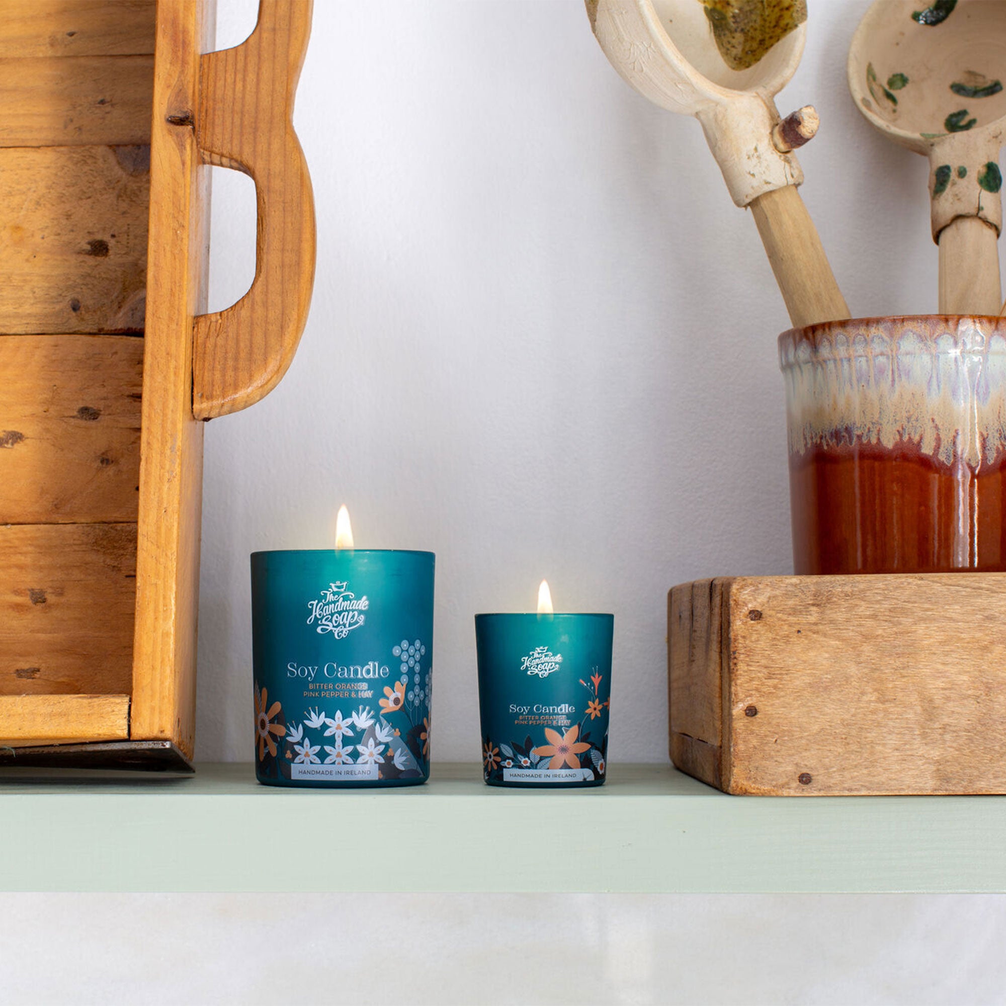 Scented Soy Candle - Bitter Orange, Pink Pepper & Hay | 210g (2024 Collection)
