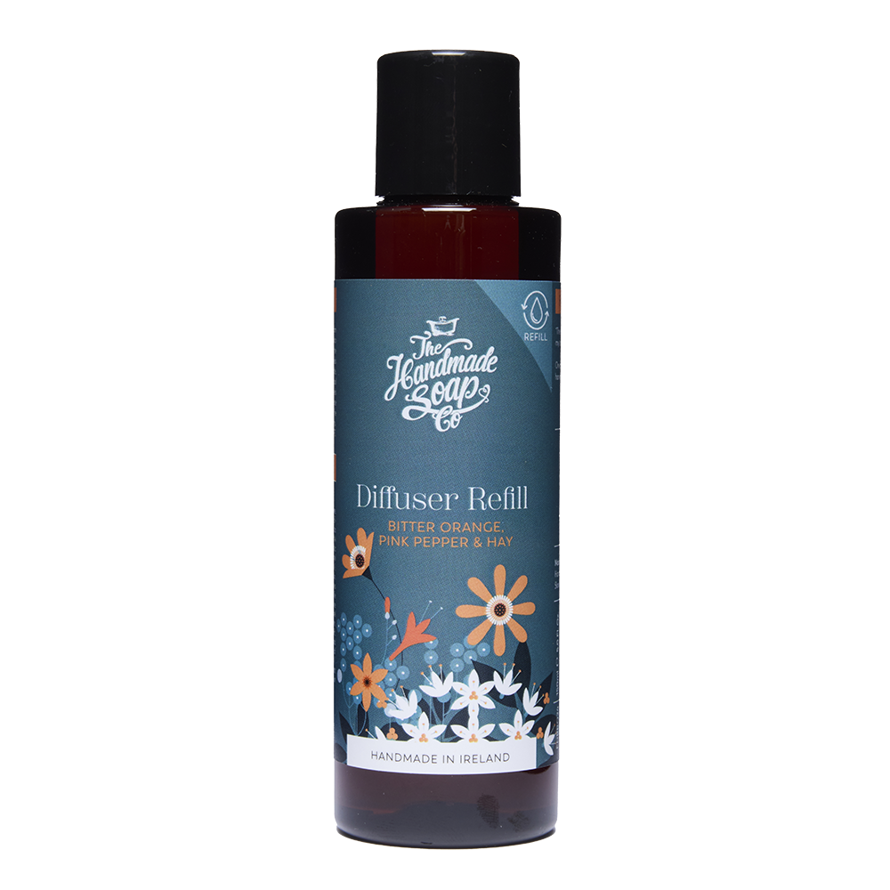 Reed Diffuser Refill Oil - Bitter Orange, Pink Pepper & Hay | 150ml (2024 Collection)
