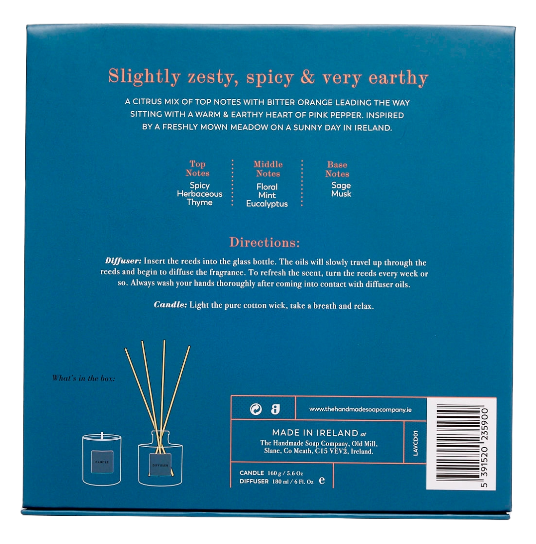 Candle + Diffuser Giftset - Bitter Orange & Pink Pepper (2024 Collection)