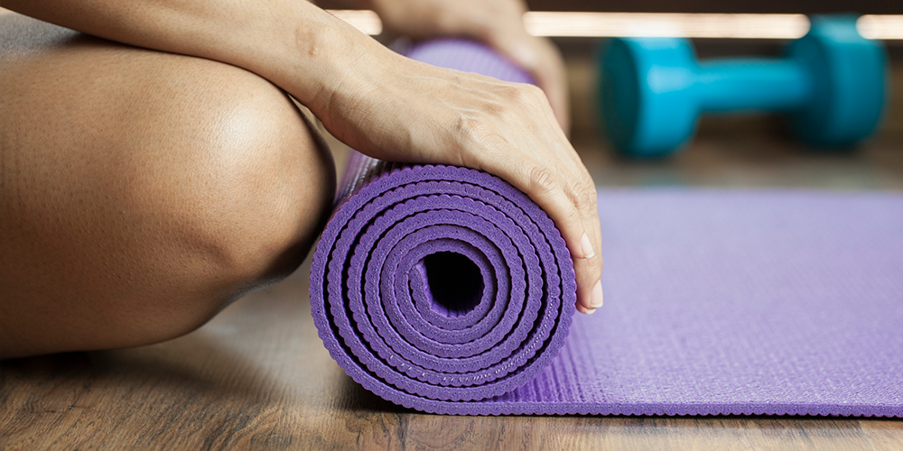 Yoga in a sauna (sort of...)