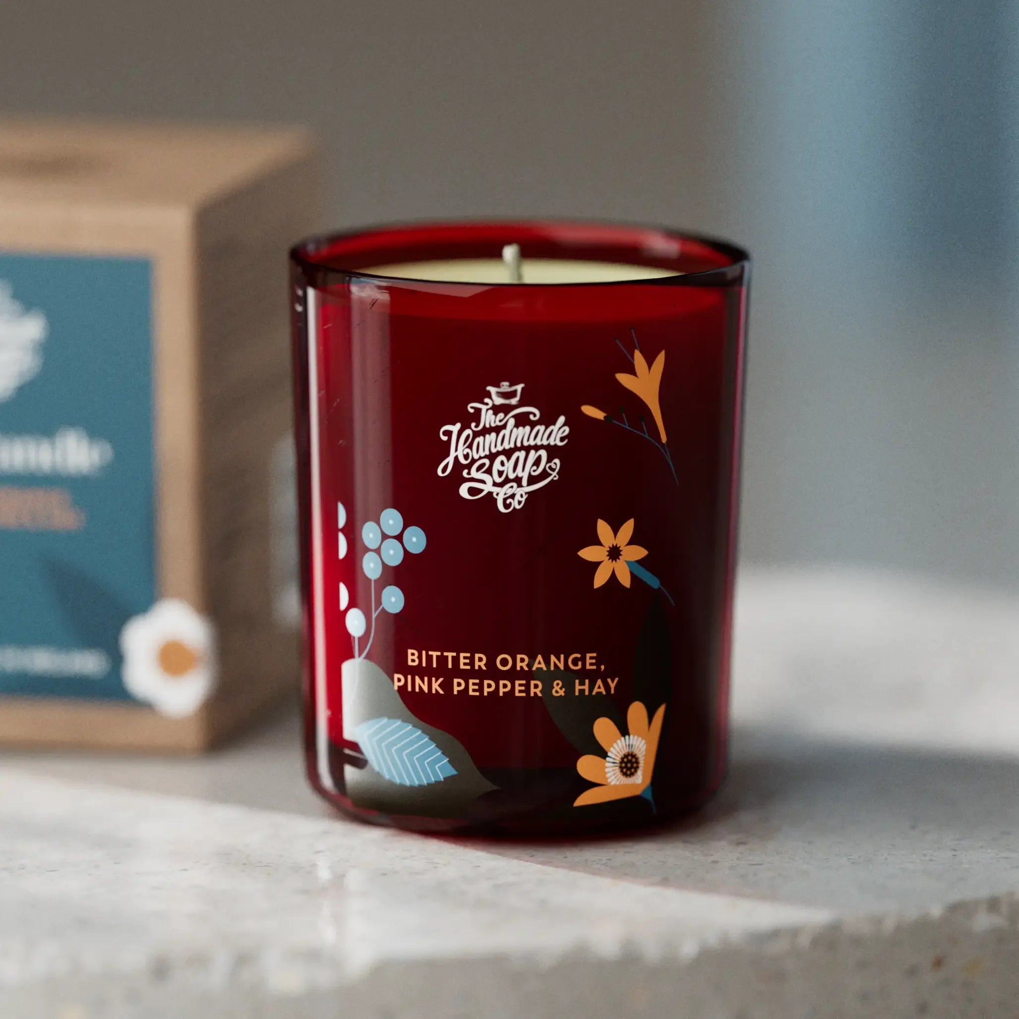 Scented Soy Candle - Bitter Orange, Pink Pepper & Hay | 70g