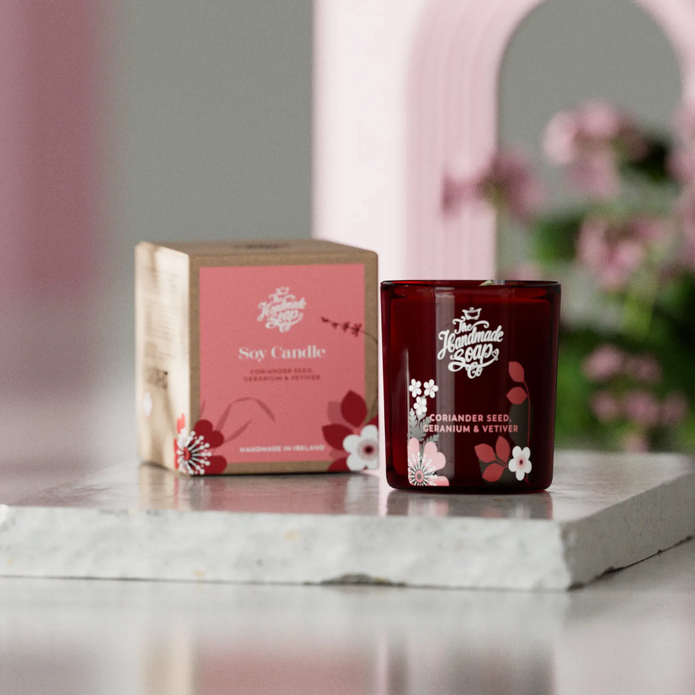 Scented Soy Candle - Coriander Seed, Geranium & Vetiver | 210g