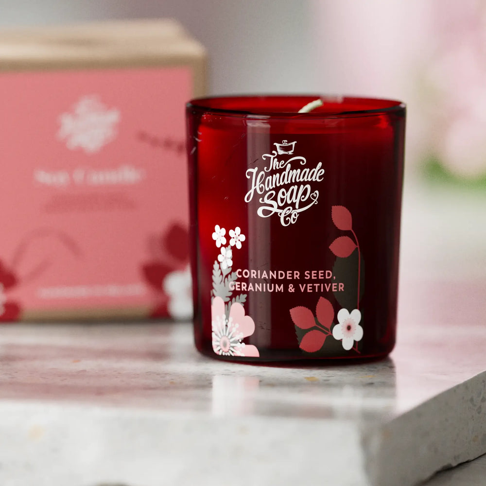 Scented Soy Candle - Coriander Seed, Geranium & Vetiver | 210g