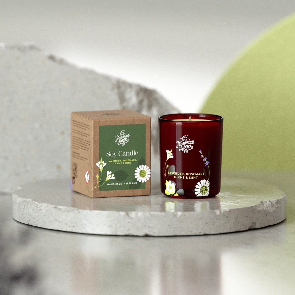 Scented Soy Candle - Lavender, Rosemary, Thyme & Mint | 70g