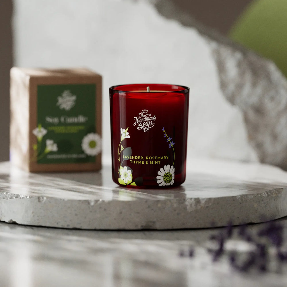 Scented Soy Candle - Lavender, Rosemary, Thyme & Mint | 70g