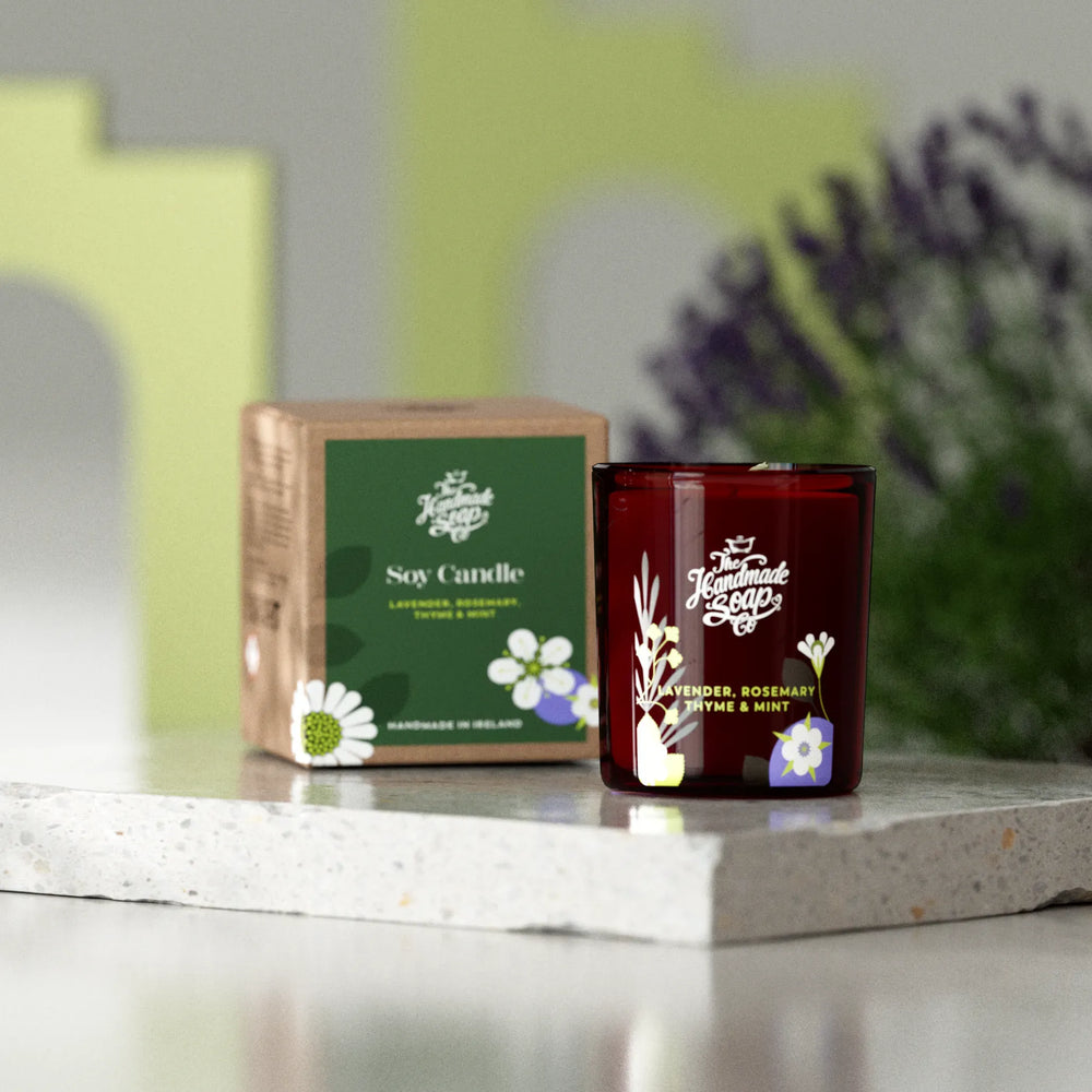 Scented Soy Candle - Lavender, Rosemary, Thyme & Mint | 210g