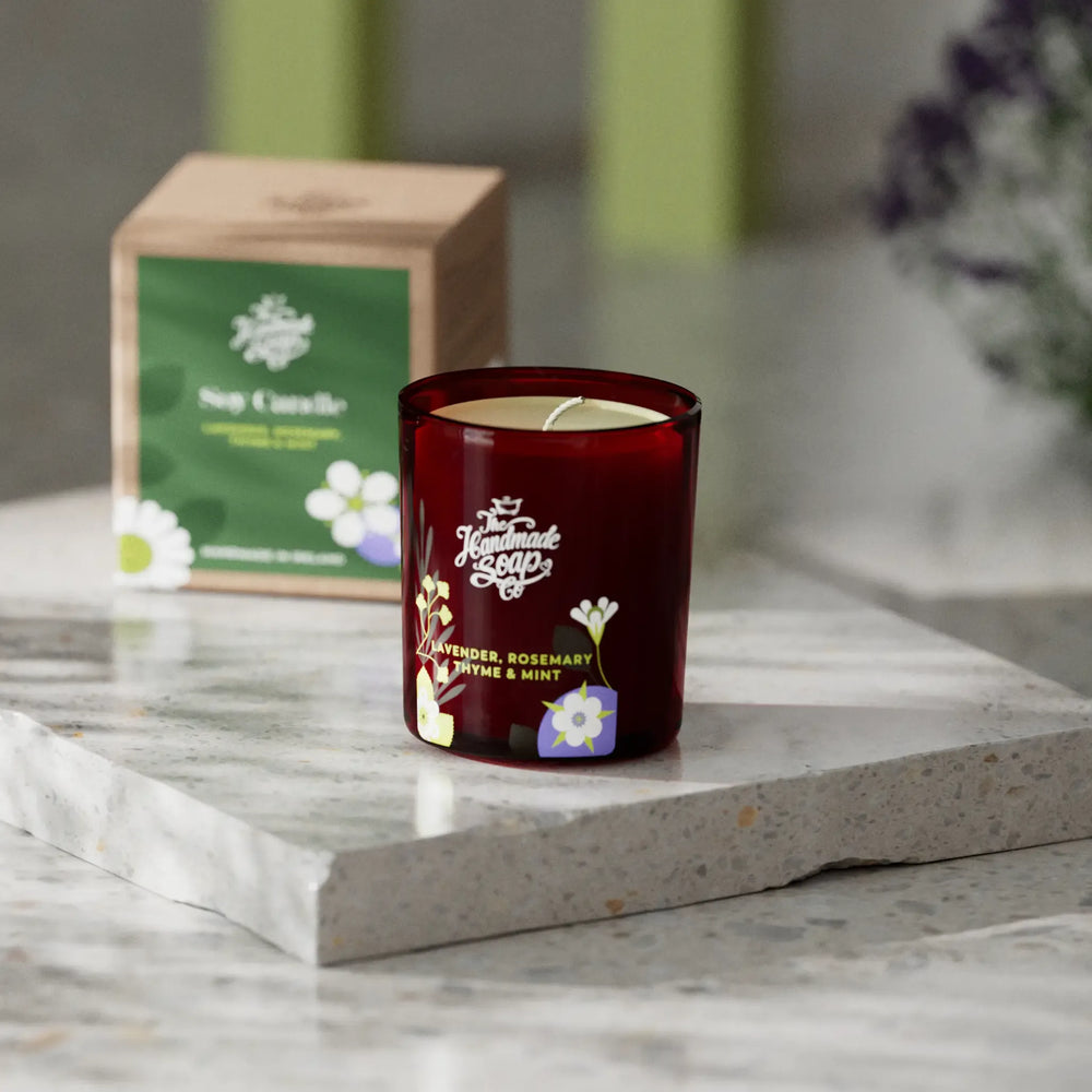 Scented Soy Candle - Lavender, Rosemary, Thyme & Mint | 210g