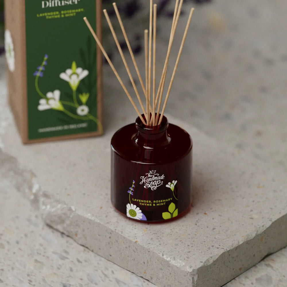 Fragrance Diffuser + Refill - Lavender, Rosemary, Thyme & Mint | 200ml + 150ml