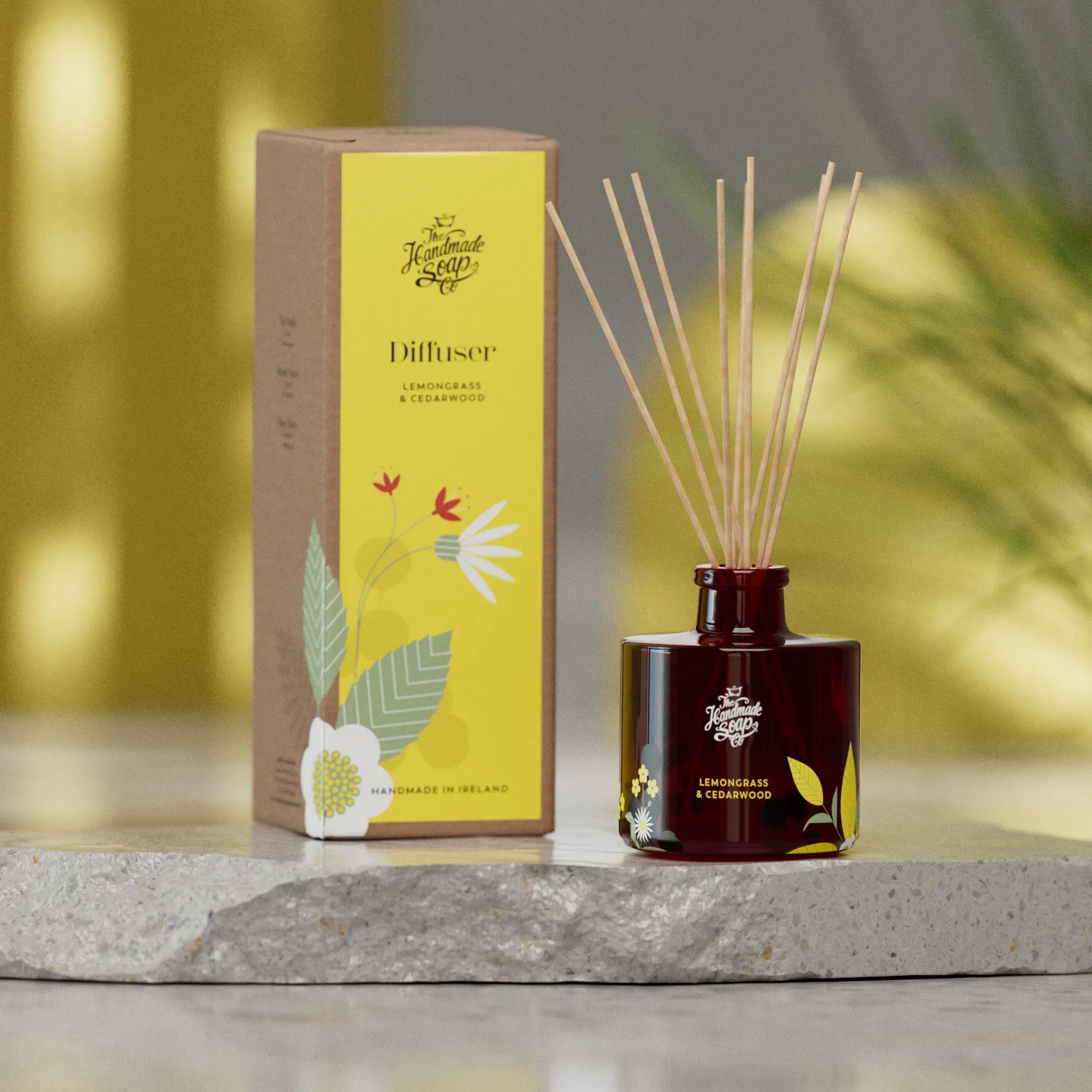 Fragrance Diffuser + Refill - Lemongrass & Cedarwood | 200ml + 150ml