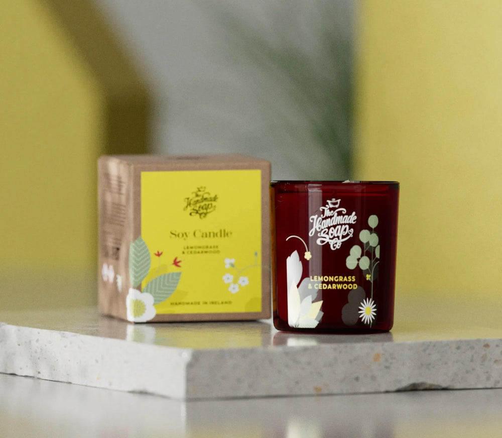 Scented Soy Candle - Lemongrass & Cedarwood | 210g