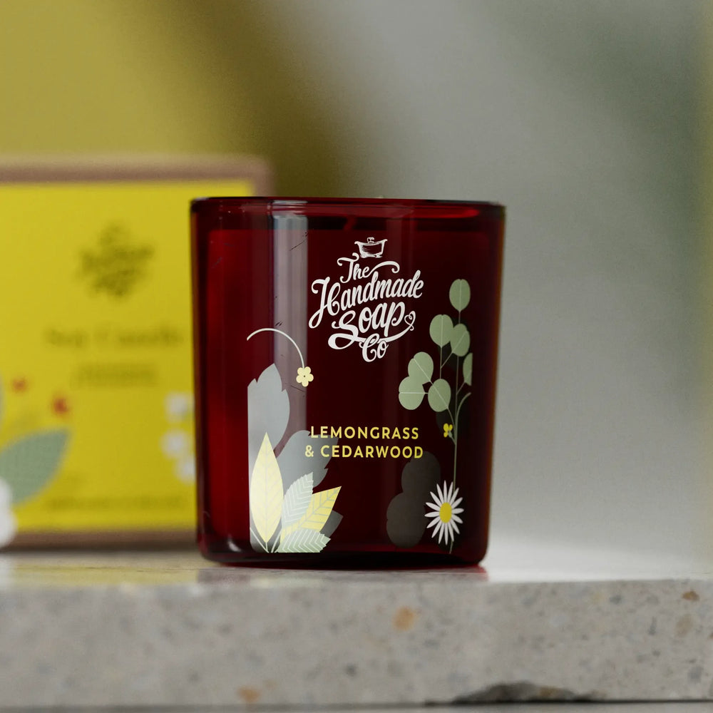Scented Soy Candle - Lemongrass & Cedarwood | 210g