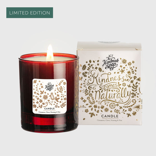 Limited Edition Soy Candle - Cinnamon, Clove, Nutmeg + Pine