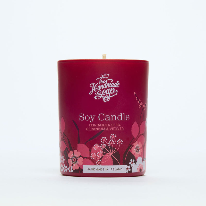 Scented Soy Candle - Coriander Seed, Geranium & Vetiver | 210g