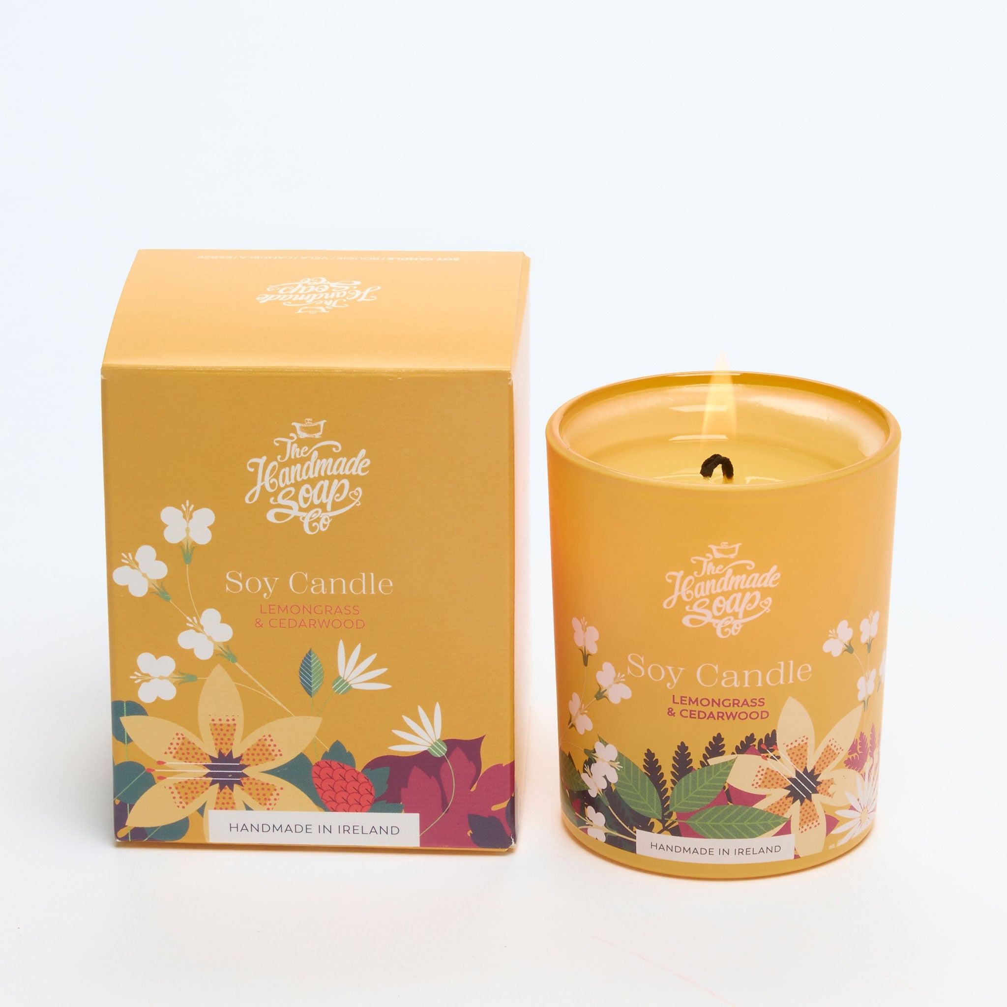 Scented Soy Candle - Lemongrass & Cedarwood | 160g