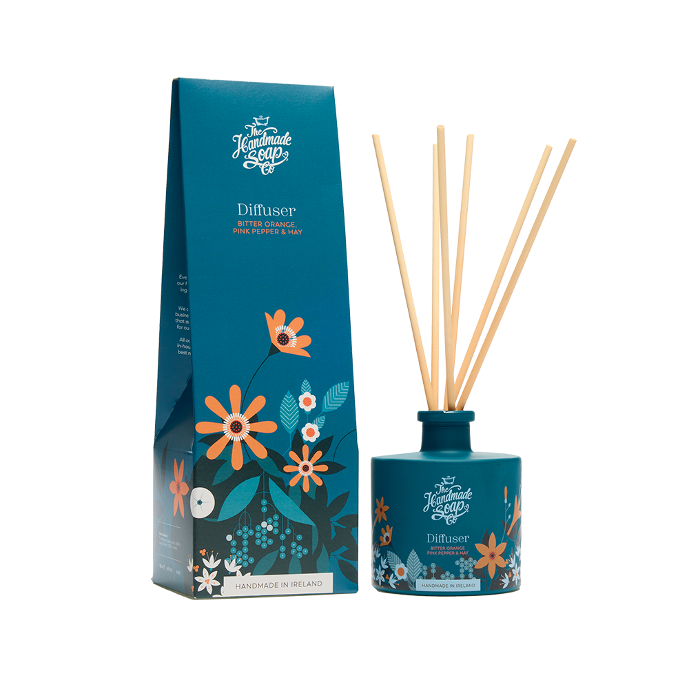 Reed Fragrance Diffuser - Bitter Orange, Pink Pepper & Hay | 200ml