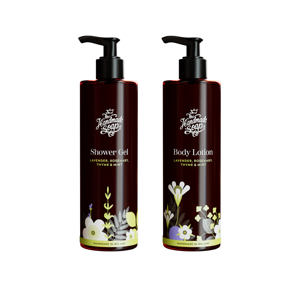 Body Duo - Lavender, Rosemary, Thyme, & Mint | 250ml x 2