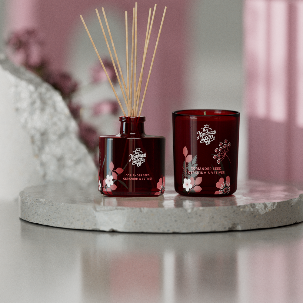 Home Harmony Set -  Coriander Seed, Geranium & Vetiver