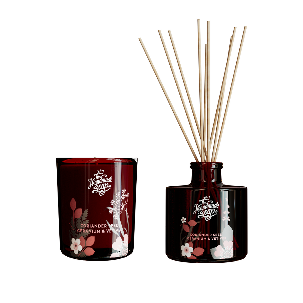 Home Harmony Set -  Coriander Seed, Geranium & Vetiver