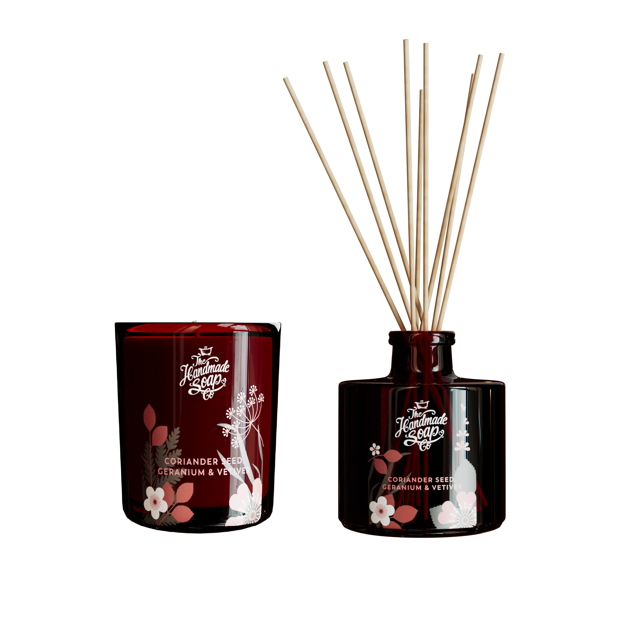 Home Harmony Set -  Coriander Seed, Geranium & Vetiver