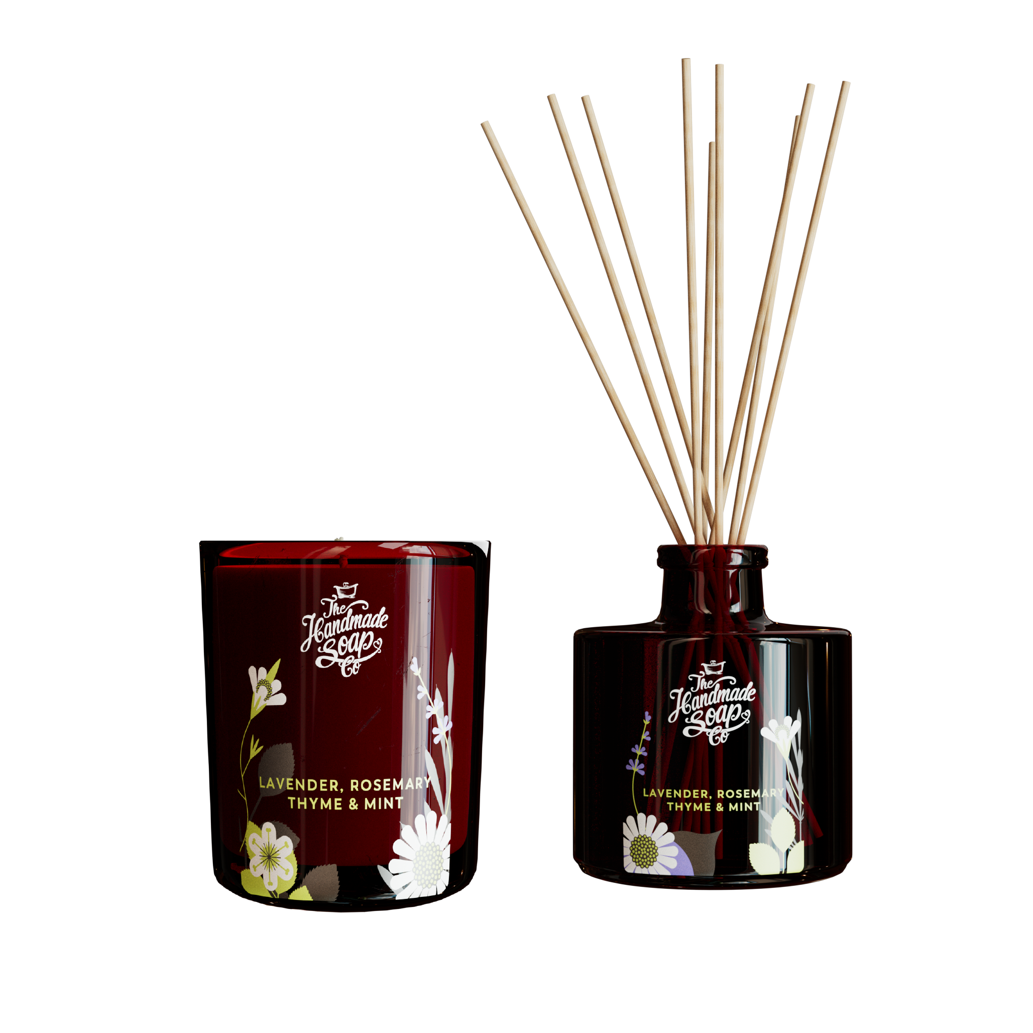 Home Harmony Set - Lavender, Rosemary, Thyme, & Mint