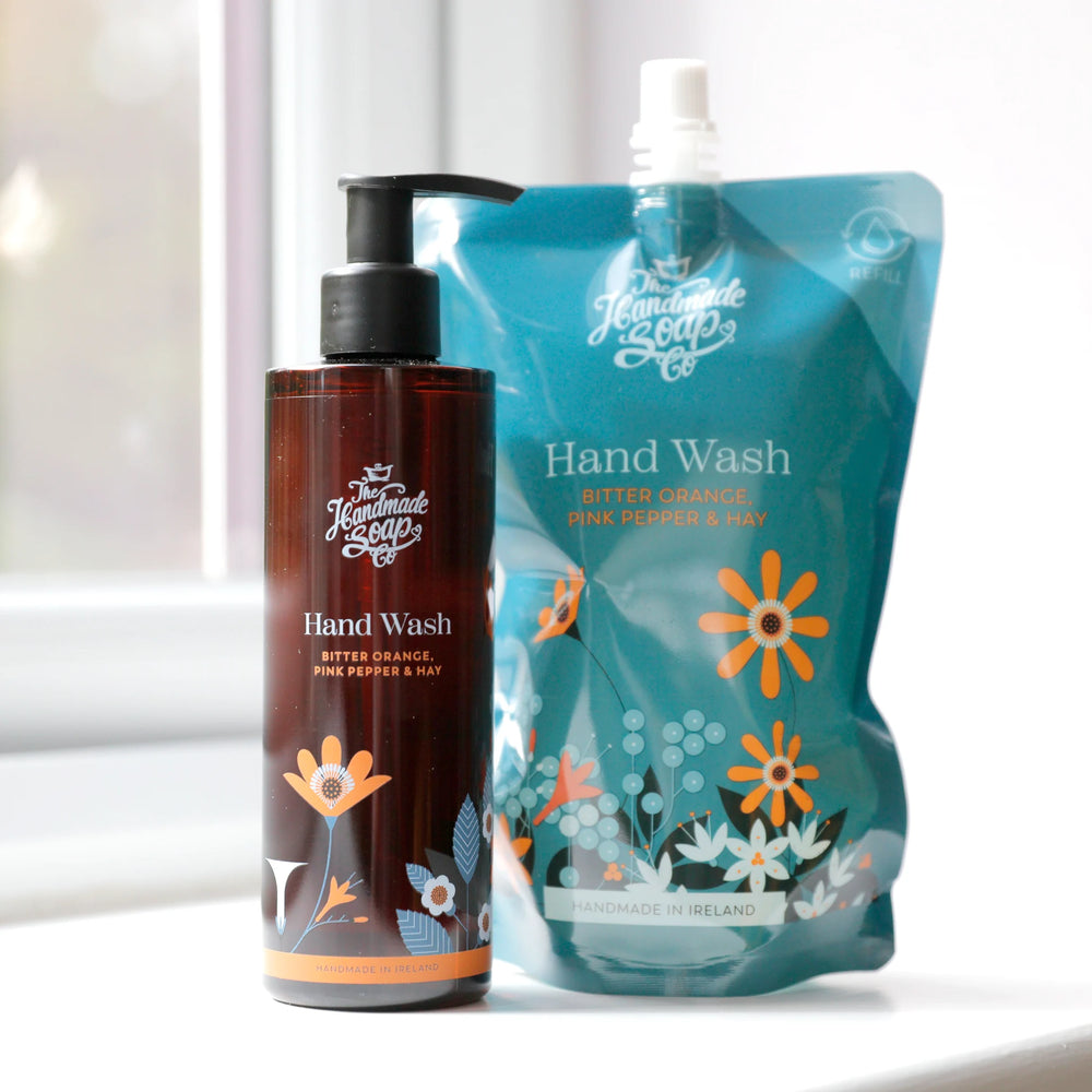 Hand Wash + Refill - Bitter Orange, Pink Pepper & Hay | 250ml + 500ml