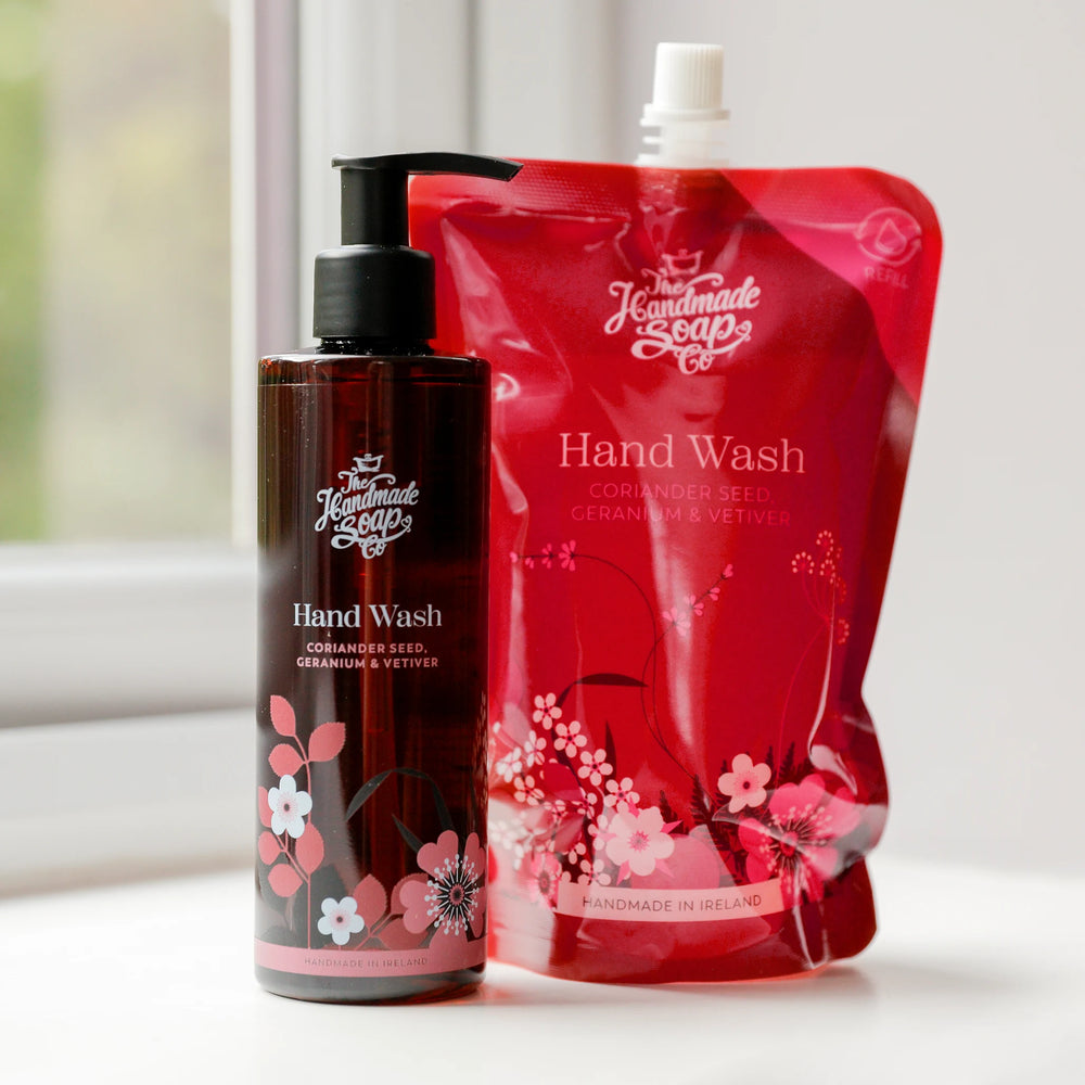 Hand Wash + Refill - Coriander Seed, Geranium & Vetiver | 250ml + 500ml