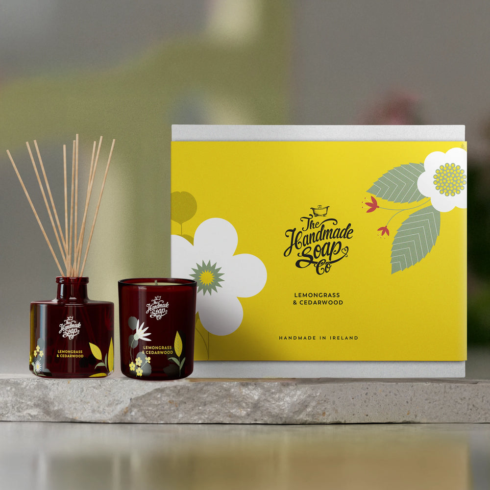 Candle + Diffuser Giftset - Lemongrass & Cedarwood