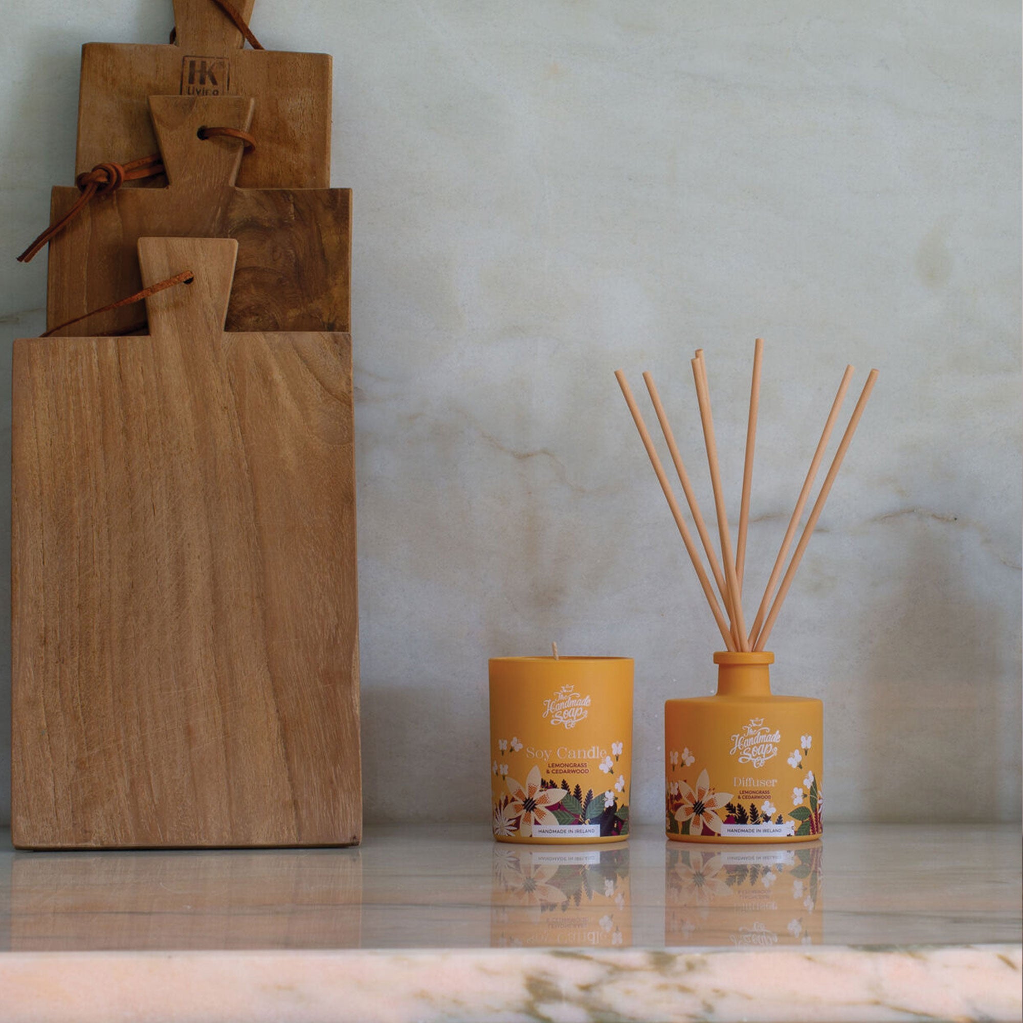 Scented Soy Candle - Lemongrass & Cedarwood | 210g