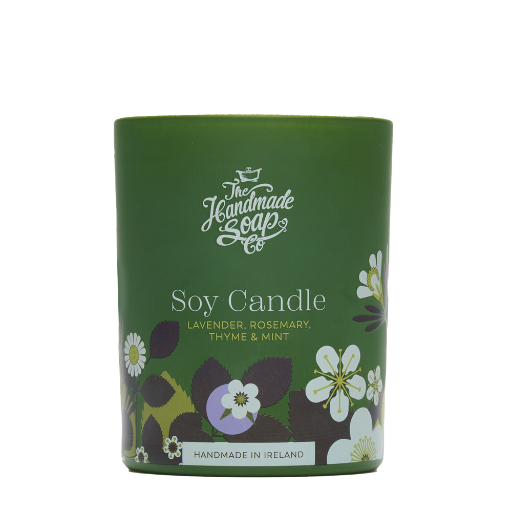 Scented Soy Candle - Lavender, Rosemary, Thyme & Mint | 210g