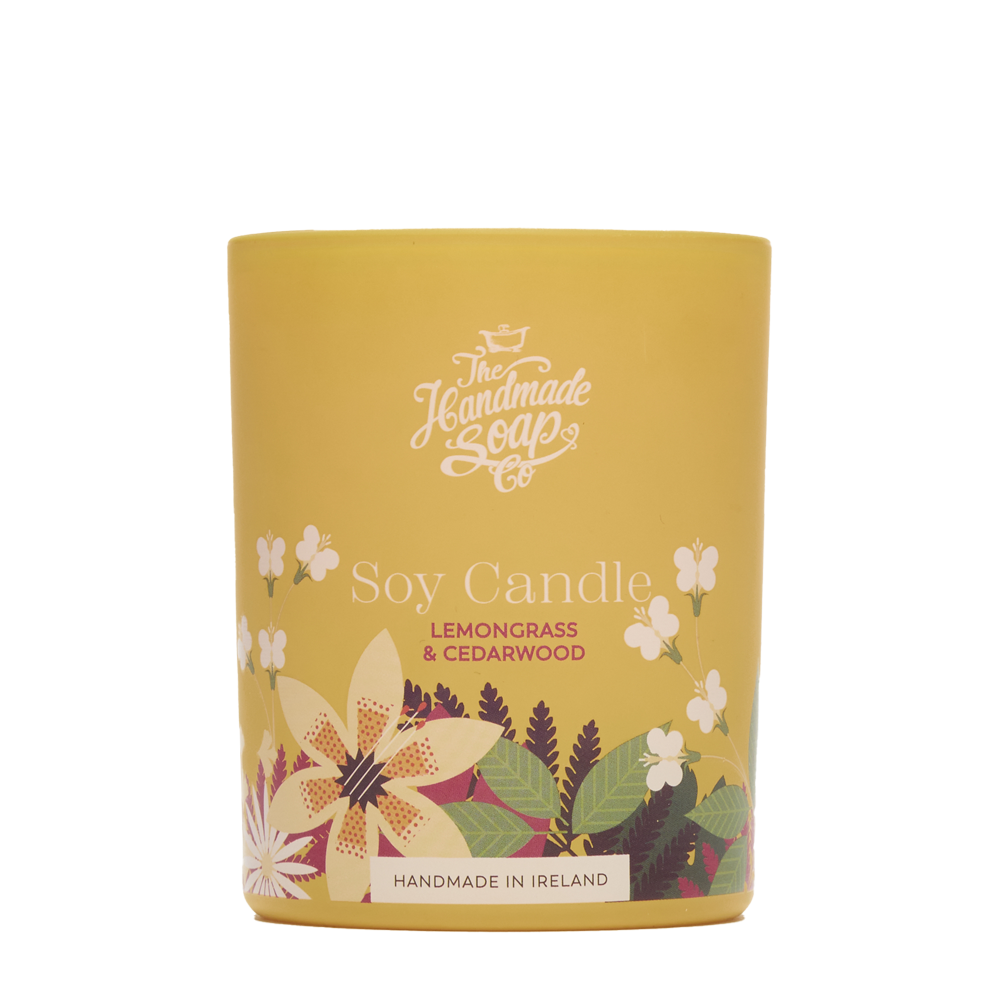 Scented Soy Candle - Lemongrass & Cedarwood | 160g