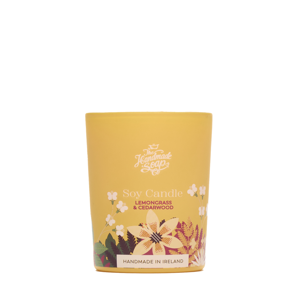 Scented Soy Candle - Lemongrass & Cedarwood | 70g (free gift)