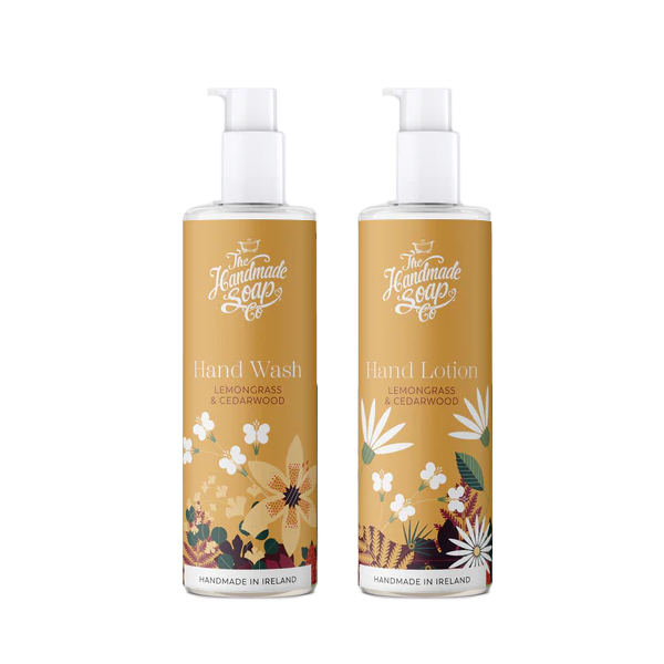 Hand Wash & Lotion Set - Lemongrass & Cedarwood | 100ml x 2 (free gift)