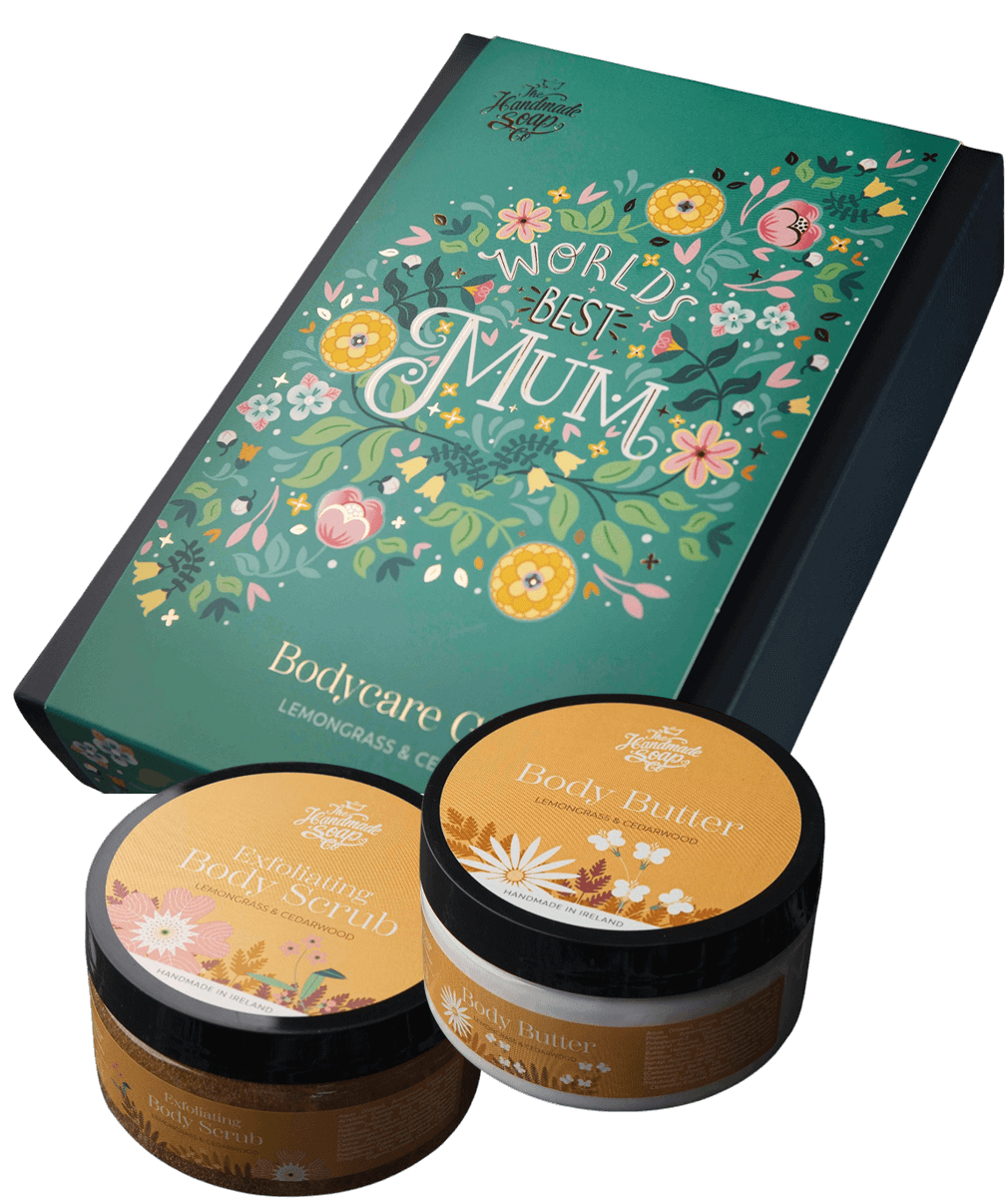 Mother’s Day Body Scrub & Body Butter Duo – Lemongrass | 200ml x 2