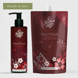 Hand Wash + Refill - Coriander Seed, Geranium & Vetiver | 250ml + 500ml