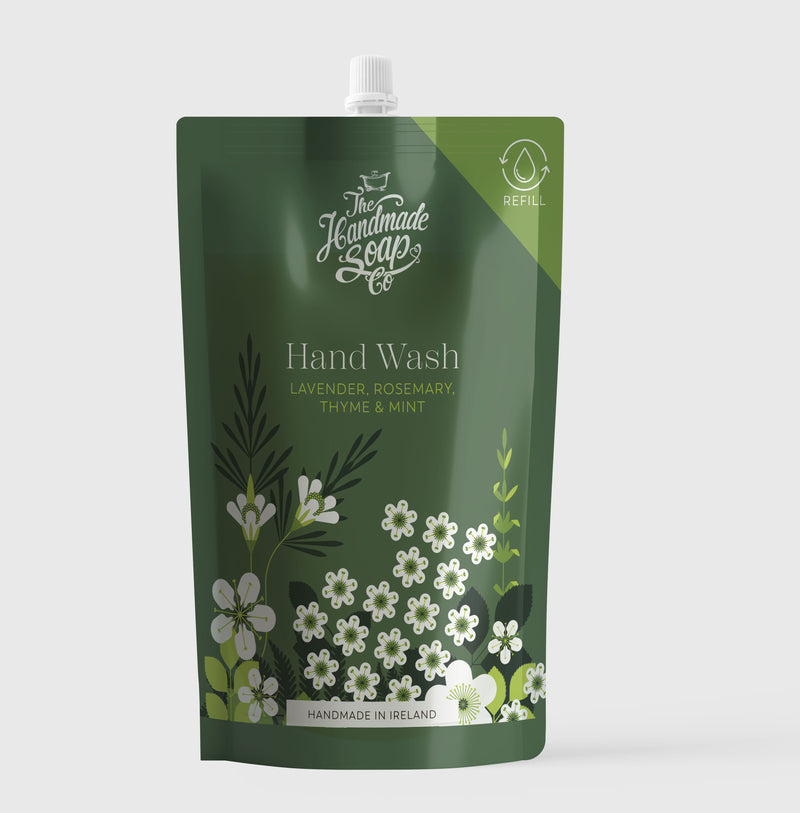 Hand Wash Refill - Lavender, Rosemary, Thyme & Mint | 500ml