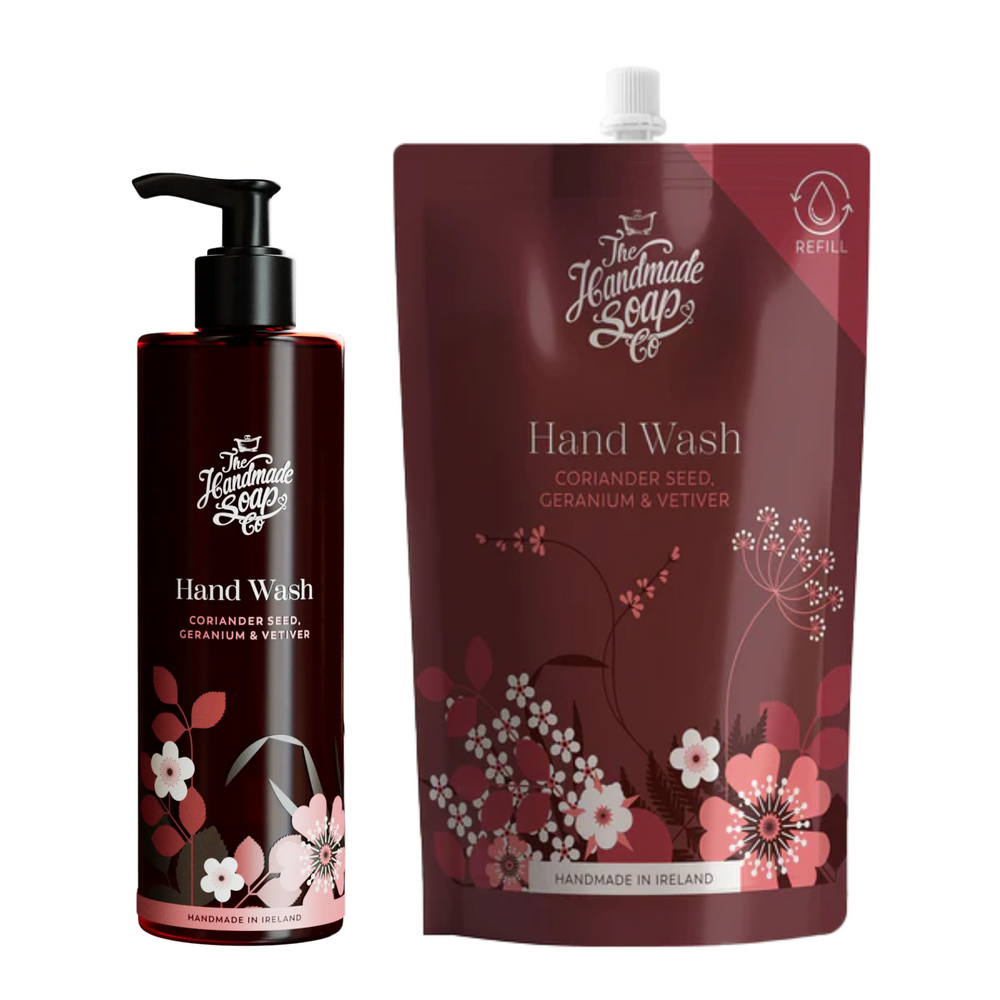 Hand Wash + Refill - Coriander Seed, Geranium & Vetiver | 250ml + 500ml
