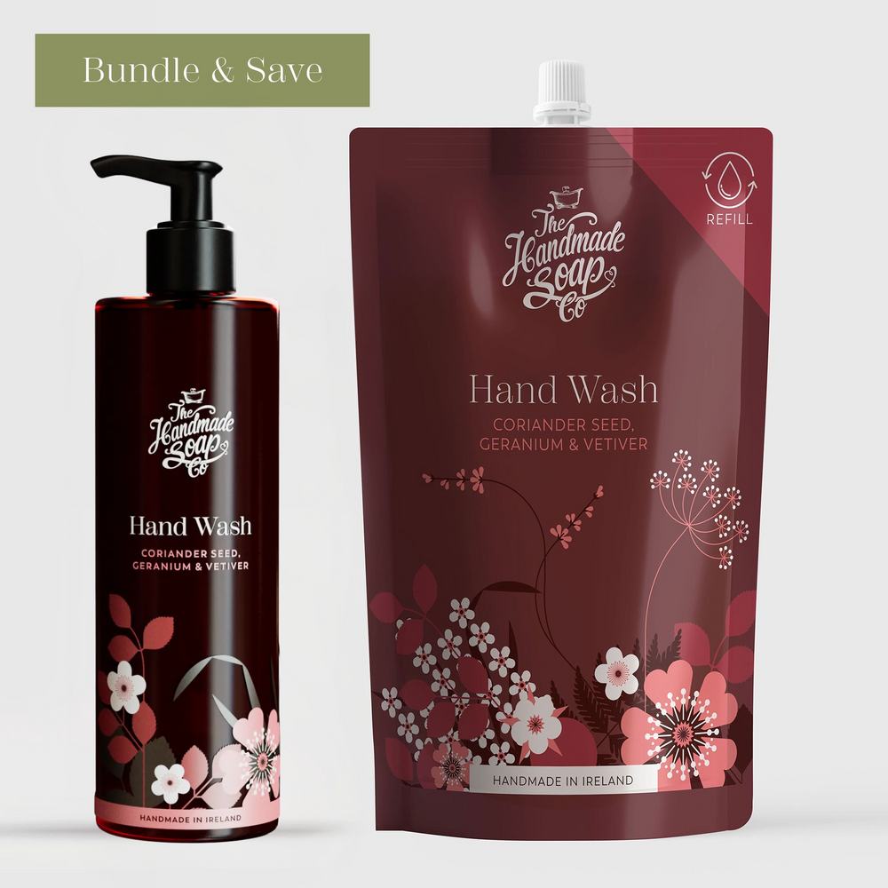 Hand Wash + Refill - Coriander Seed, Geranium & Vetiver | 250ml + 500ml