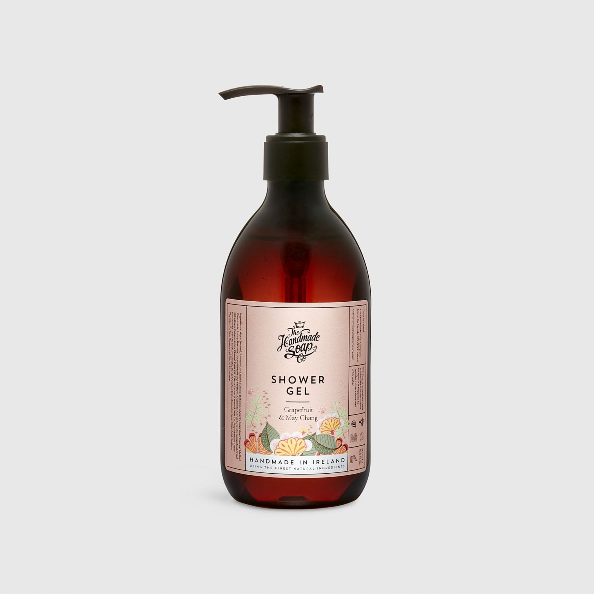 Handmade, Natural, Vegan and Cruelty Free Shower Gel. Scented with essential oils from Grapefruit & May Chang. In a Gift Box.