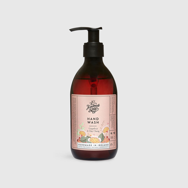 Handmade, Natural, Vegan and Cruelty Free Liquid Hand Wash. Scented with essential oils from Grapefruit & May Chang. In a Gift Box.